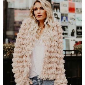 Shaggy Faux Fur Teddy Coat